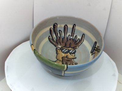 Skål med sej fyr med hammer